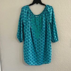 Bright beachy coverup